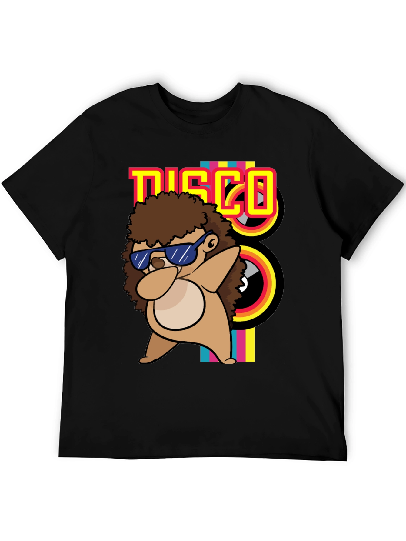 Dabbing Hedgehog Disco T-Shirt