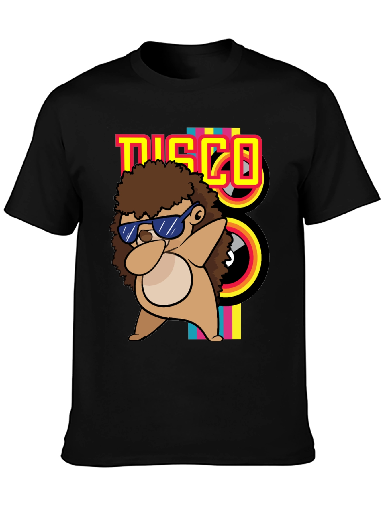 Dabbing Hedgehog Disco T-Shirt
