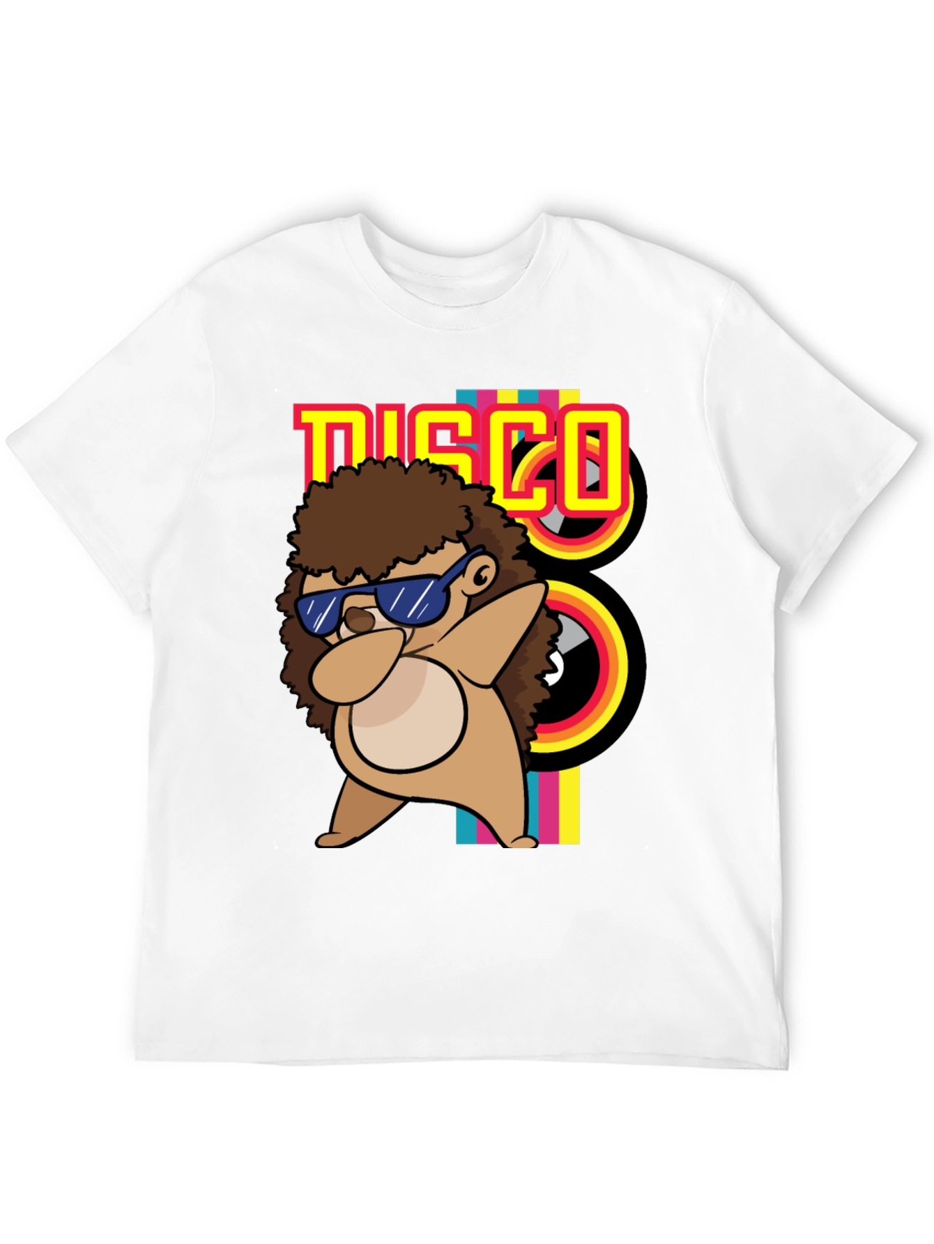 Dabbing Hedgehog Disco T-Shirt