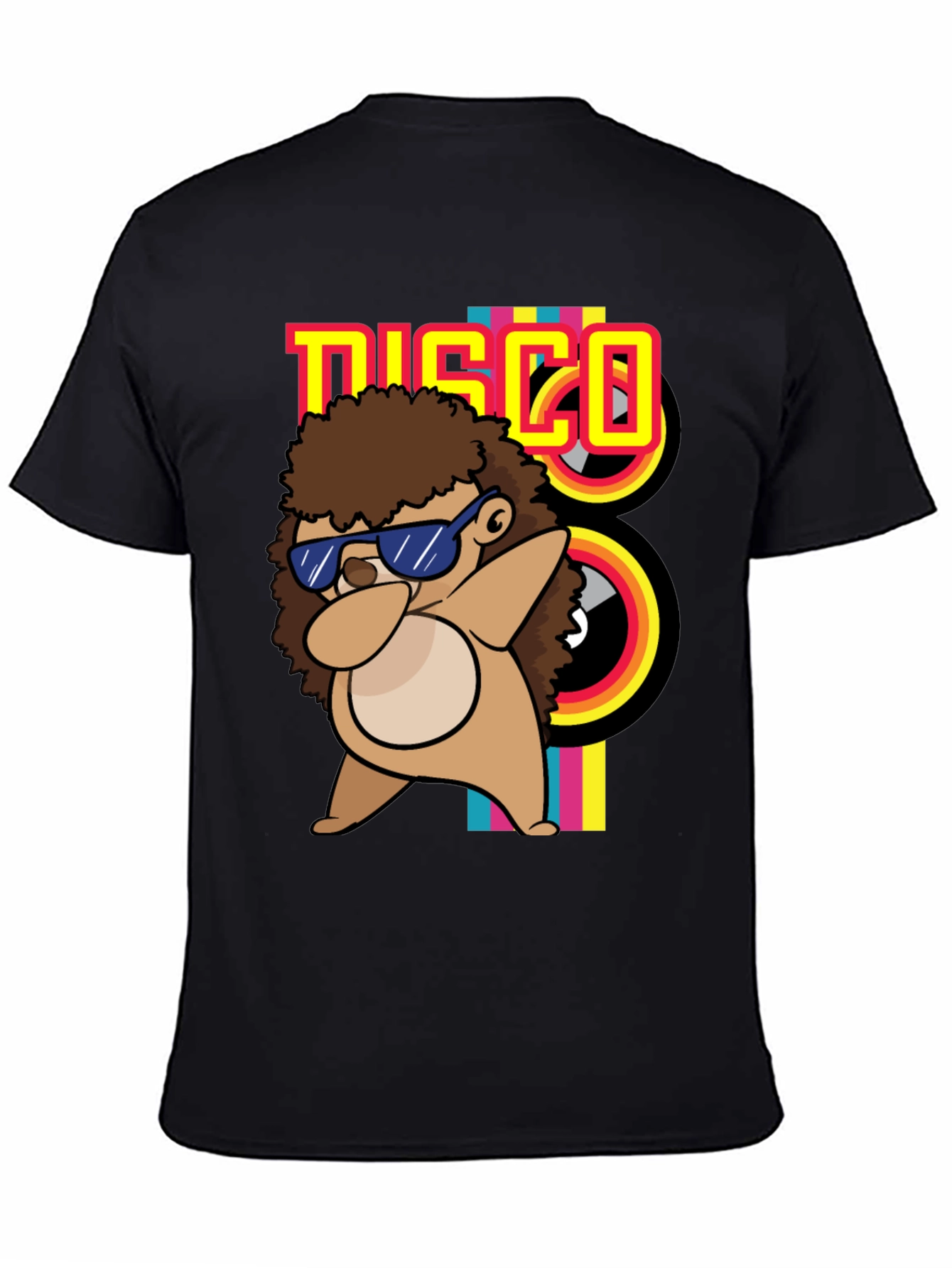 Dabbing Hedgehog Disco T-Shirt