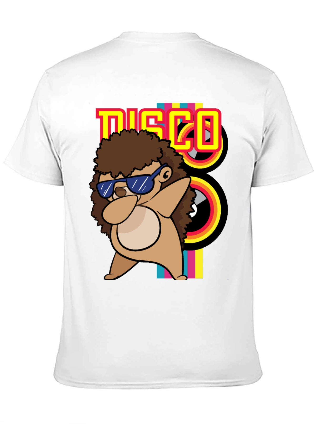 Dabbing Hedgehog Disco T-Shirt