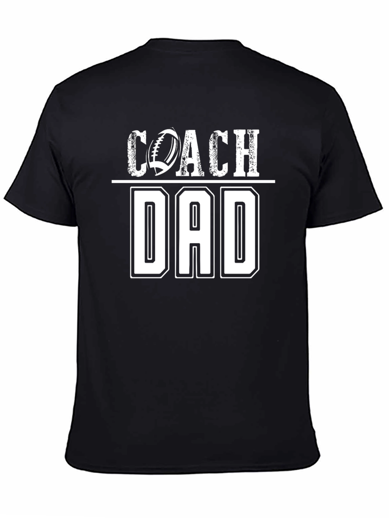 Coach Dad Football Graphic T-Shirt