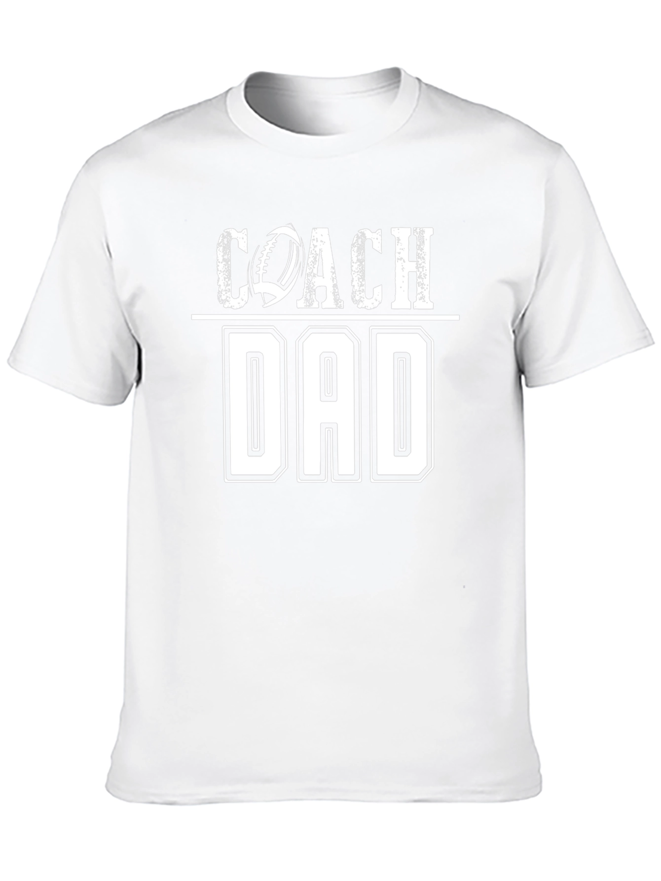 Coach Dad Football Graphic T-Shirt