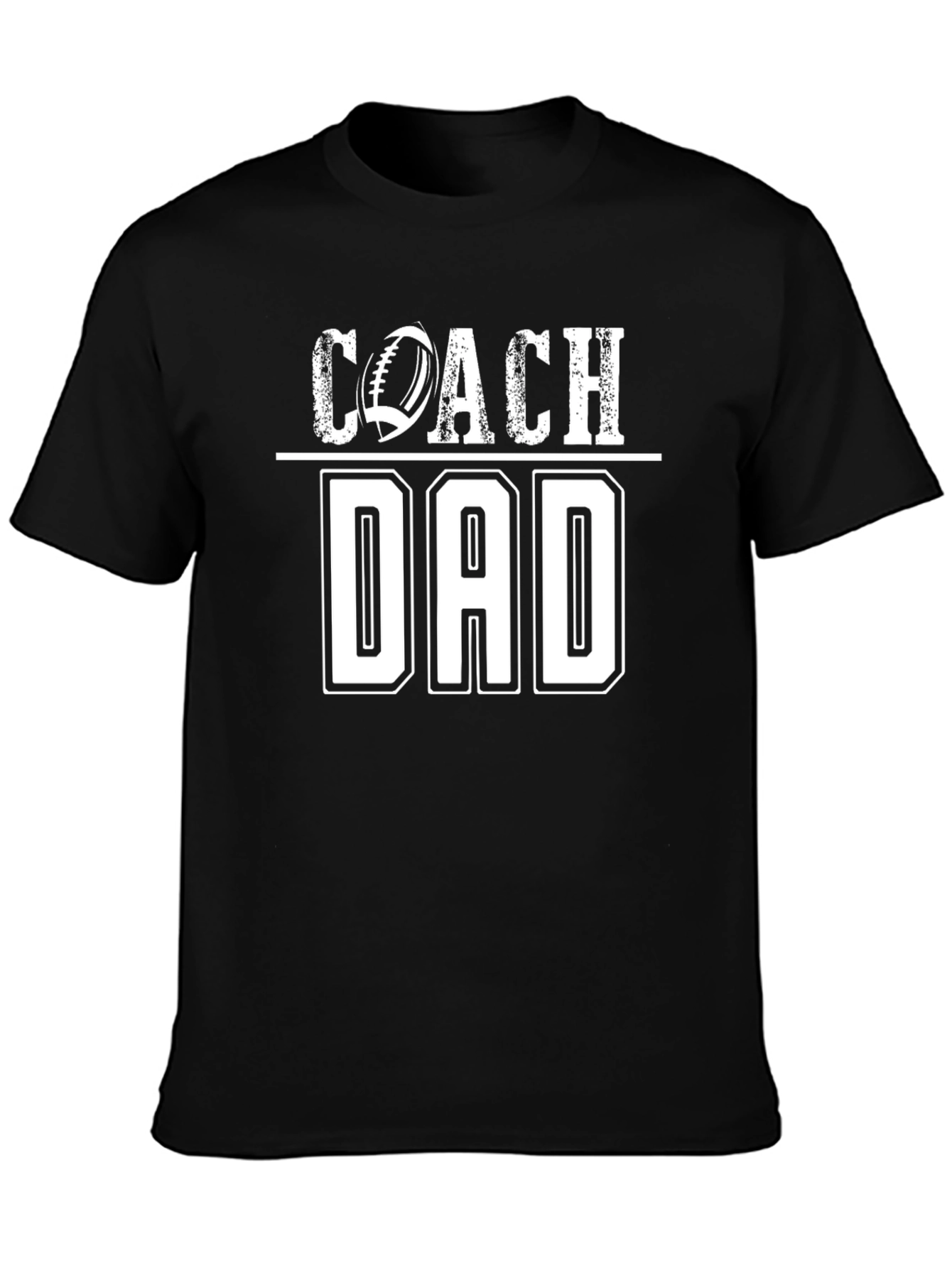 Coach Dad Football Graphic T-Shirt