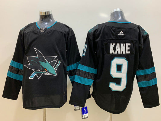 Men's San Jose Sharks Evander Kane #9 Black Breakaway Player Jerseys