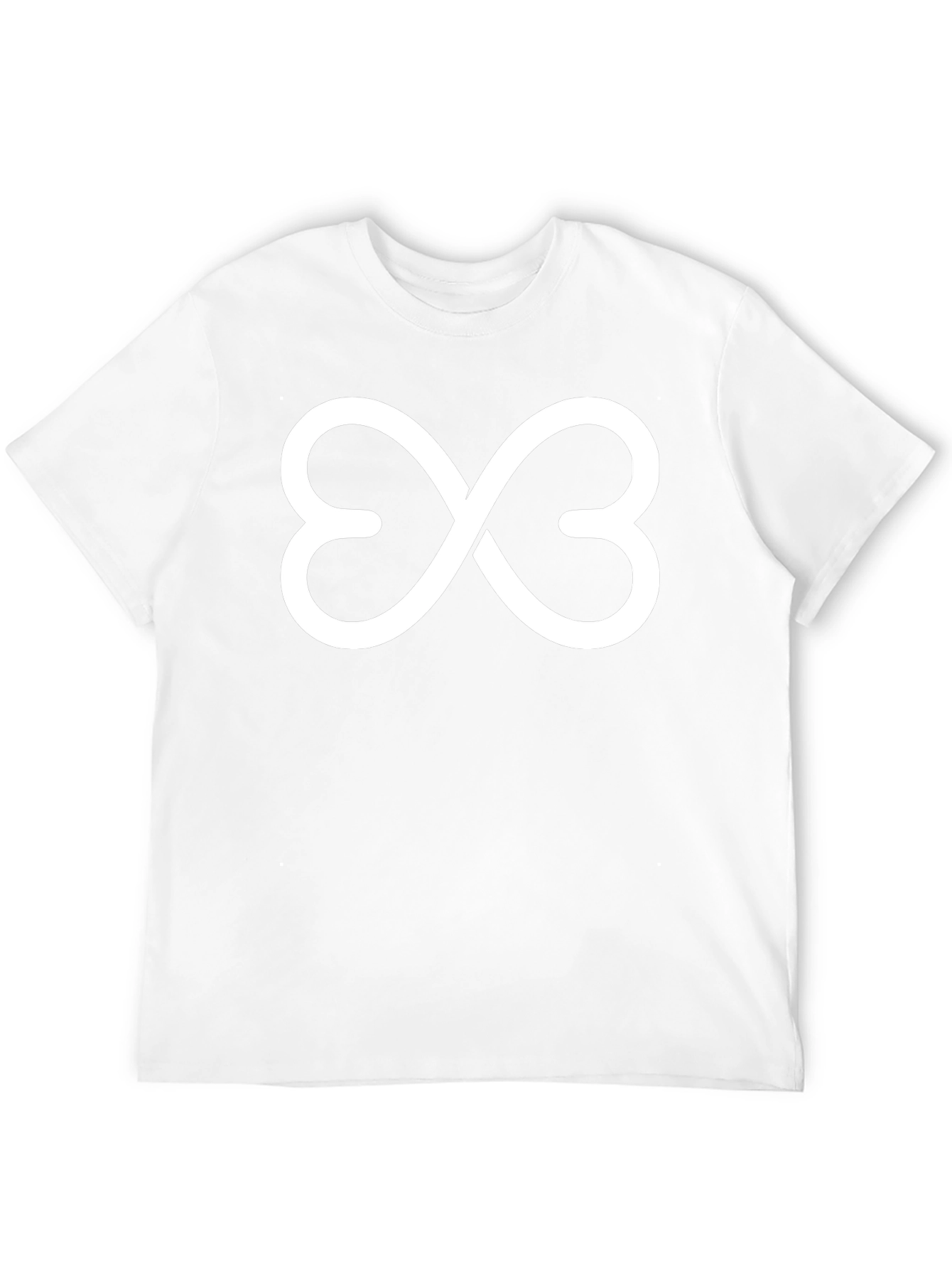 Heart Infinity Symbol Graphic Tee - Black