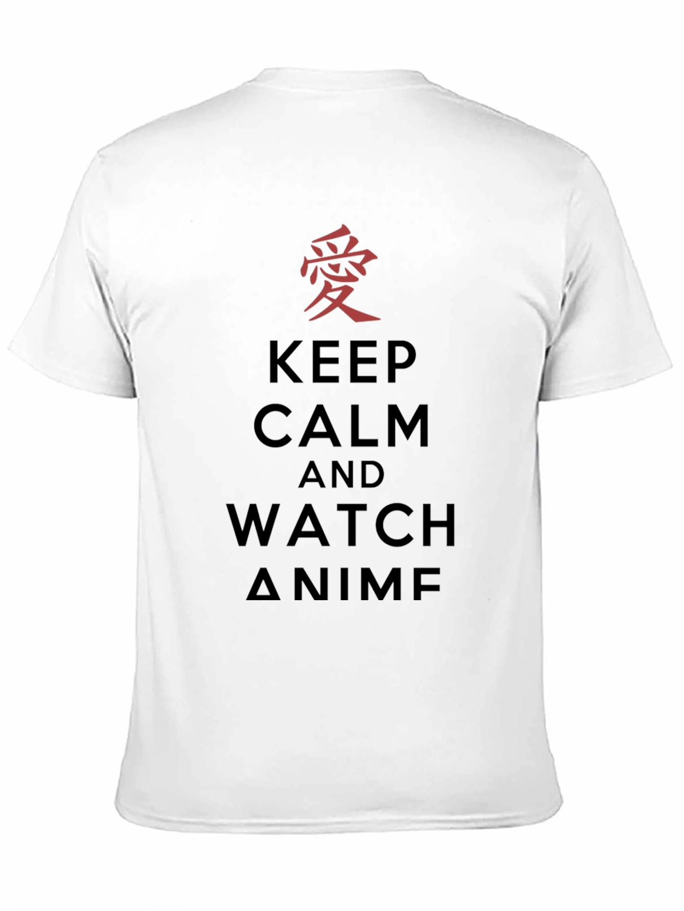 Keep Calm & Watch Anime T-Shirt - Black