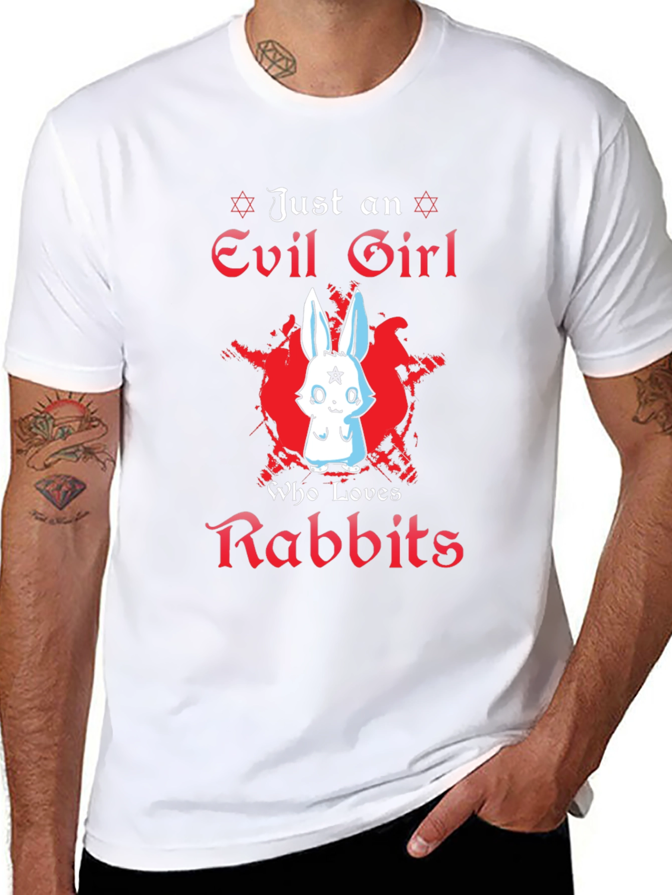 Evil Girl Rabbit T-Shirt