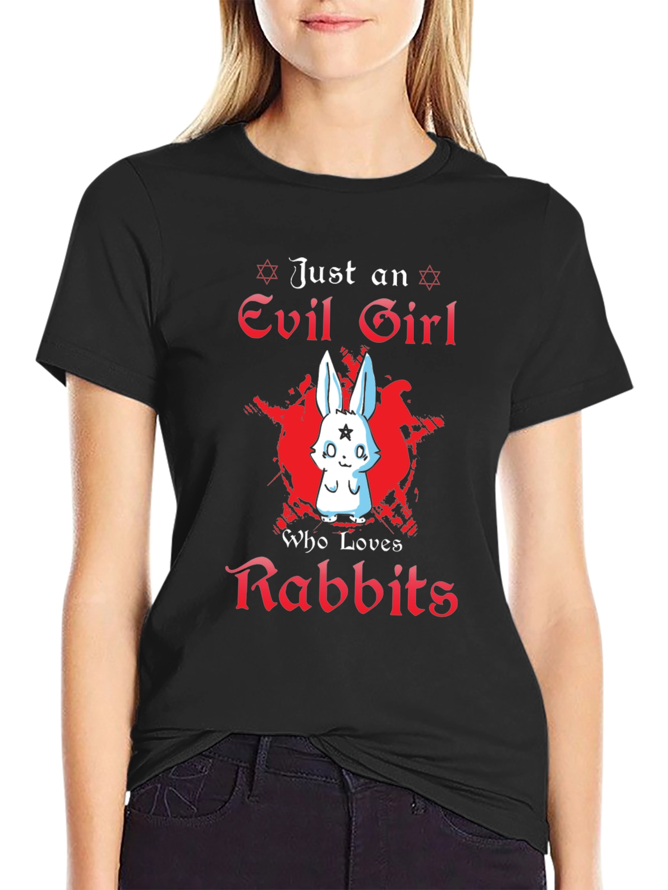 Evil Girl Rabbit T-Shirt