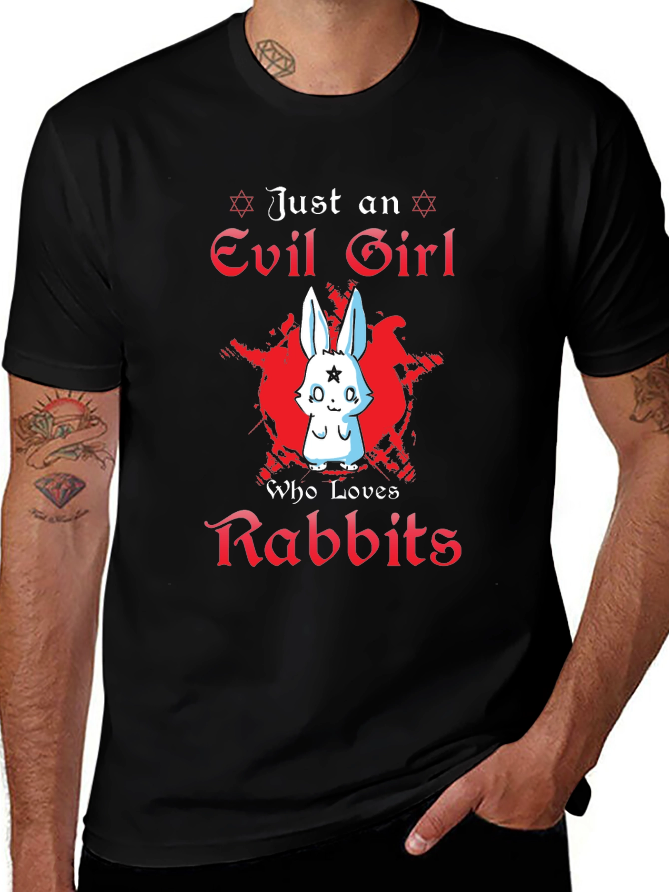 Evil Girl Rabbit T-Shirt