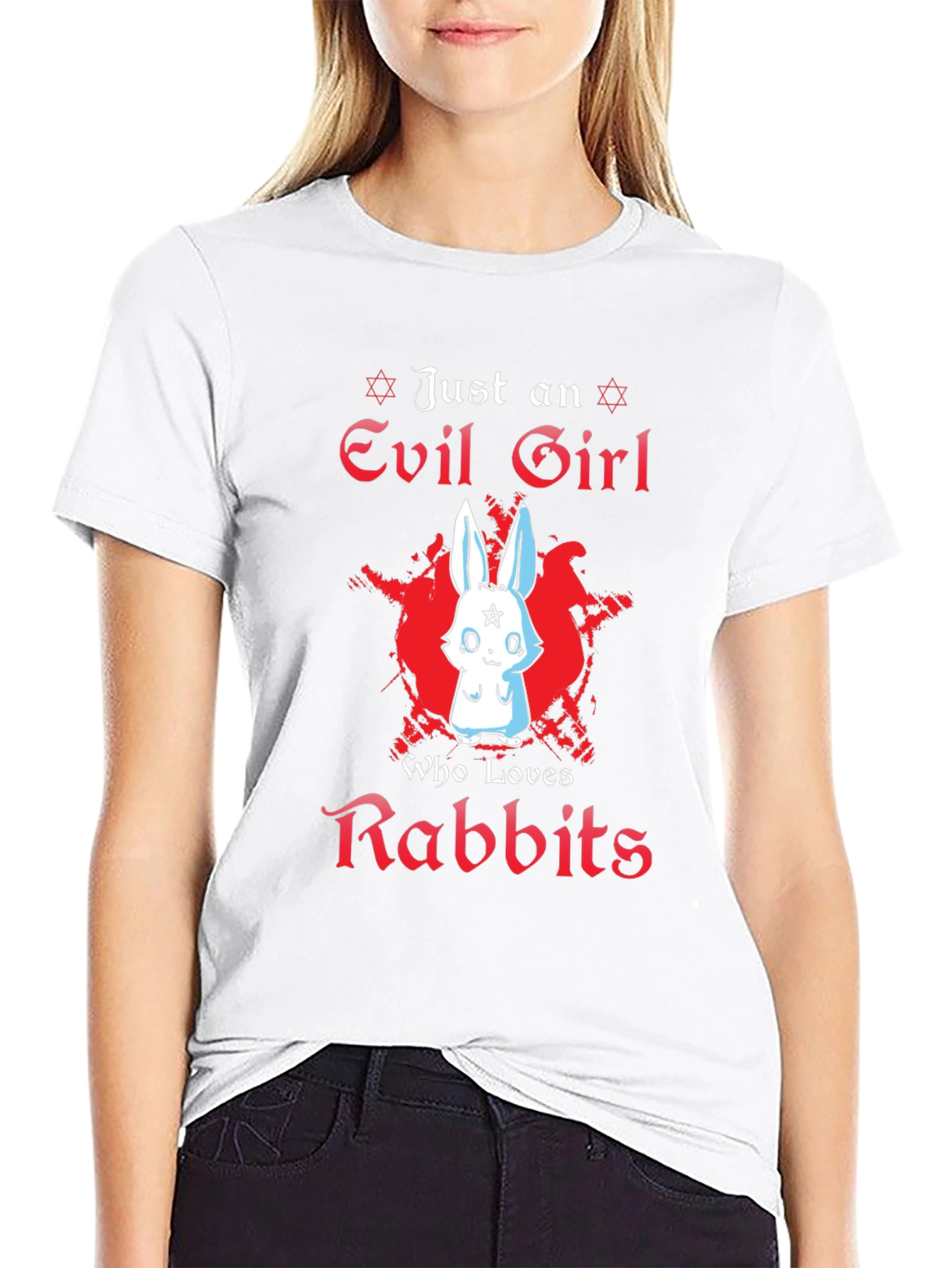 Evil Girl Rabbit T-Shirt