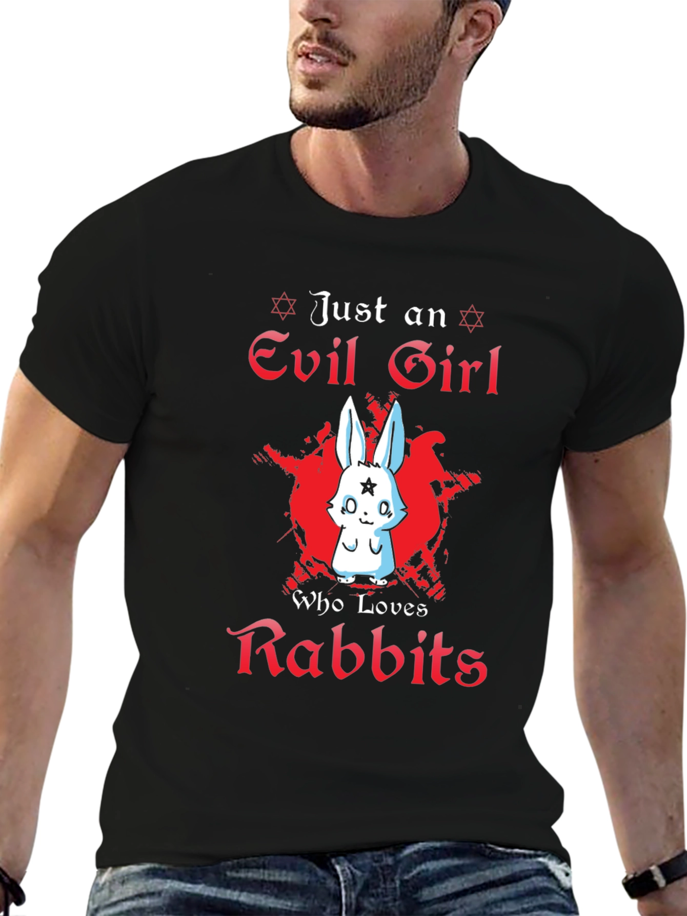 Evil Girl Rabbit T-Shirt