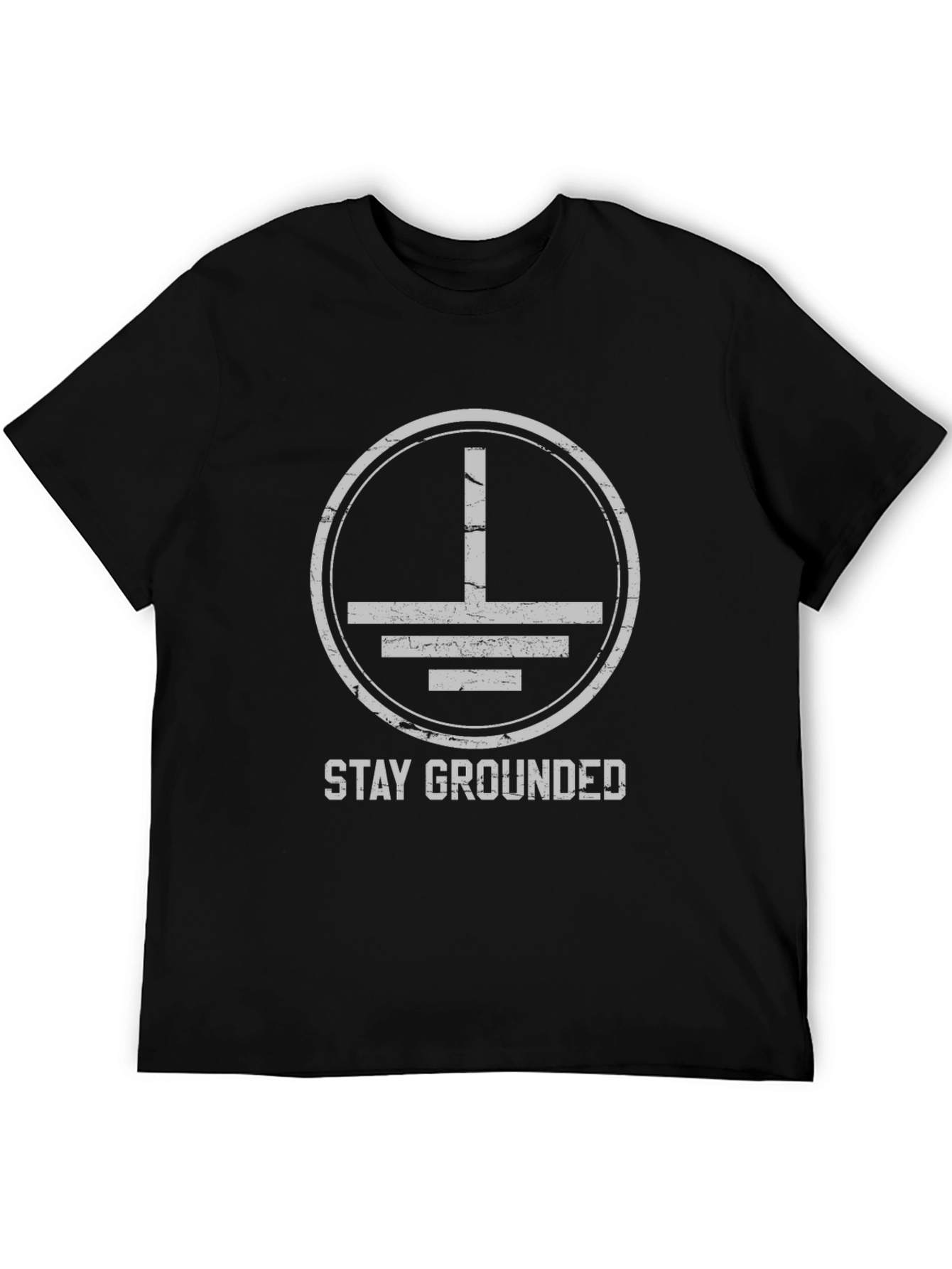 Stay Grounded Graphic Tee - Black Unisex T-Shirt
