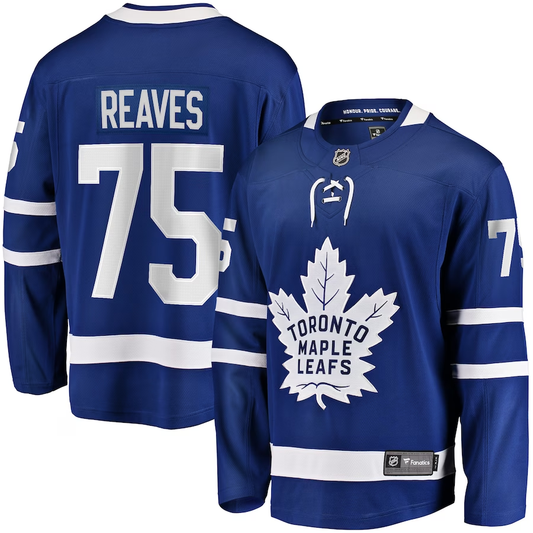 Men's Toronto Maple Leafs Ryan Reaves #75 Blue Player Game Jerseys