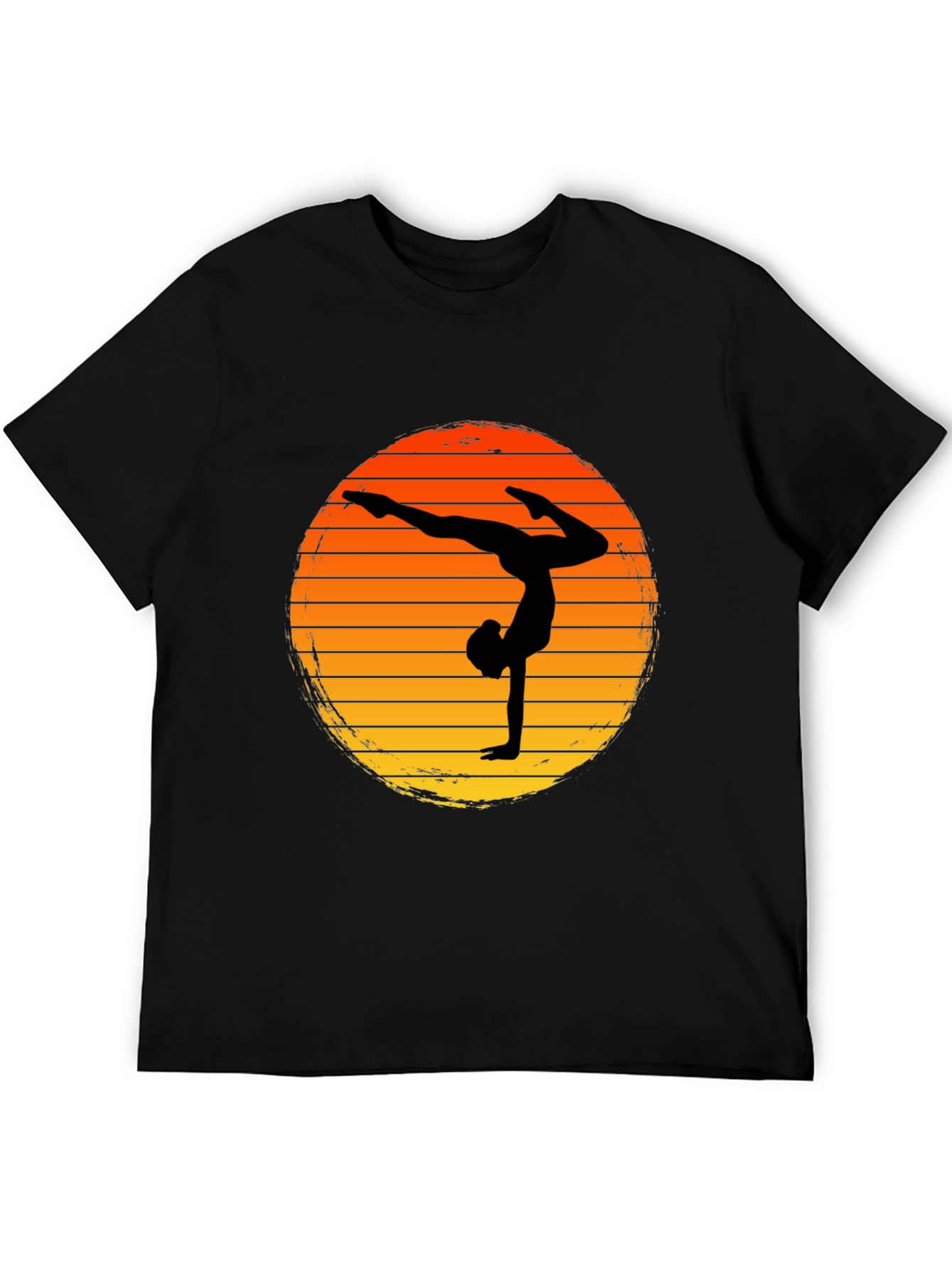 Gymnast Sunset Graphic T-Shirt