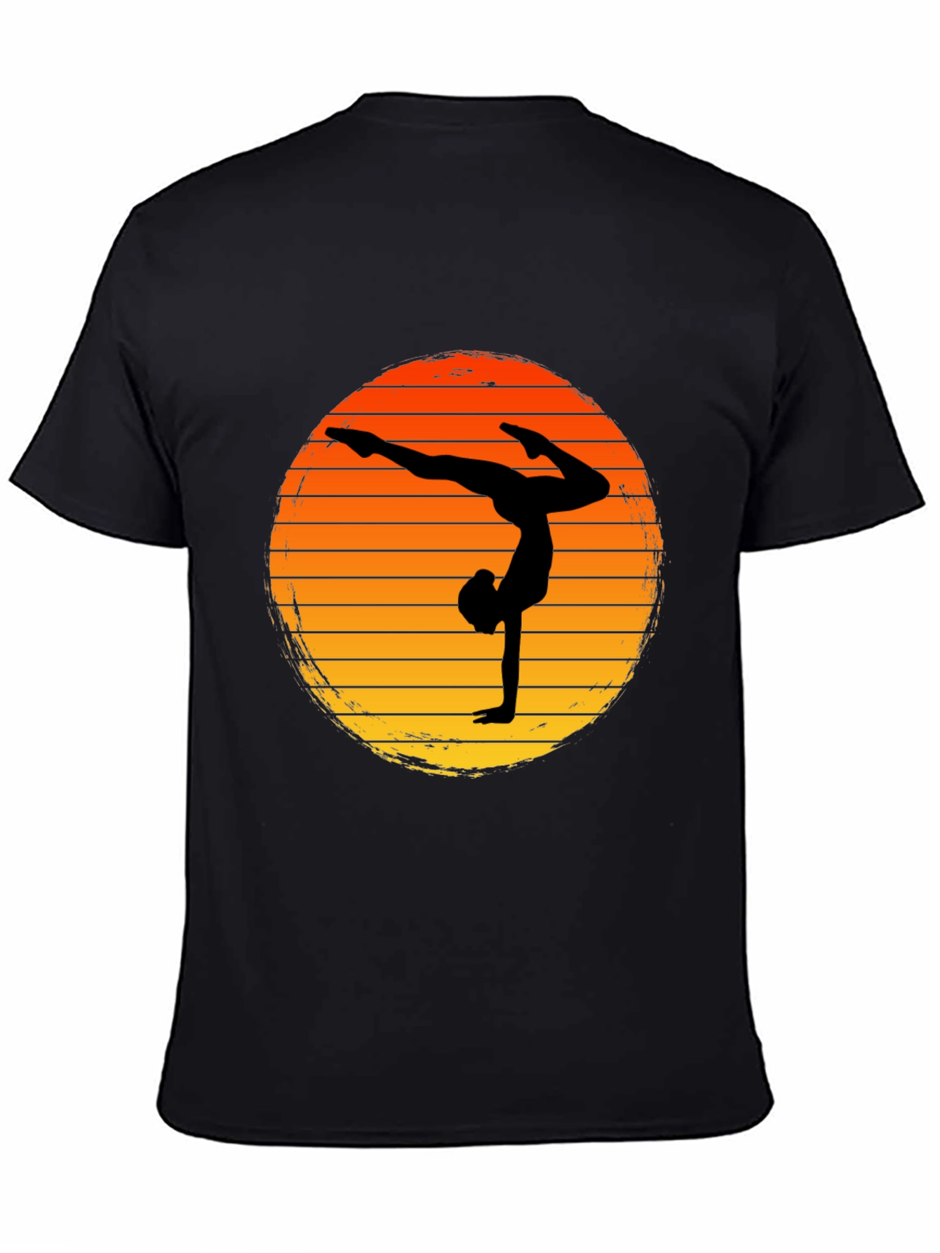 Gymnast Sunset Graphic T-Shirt