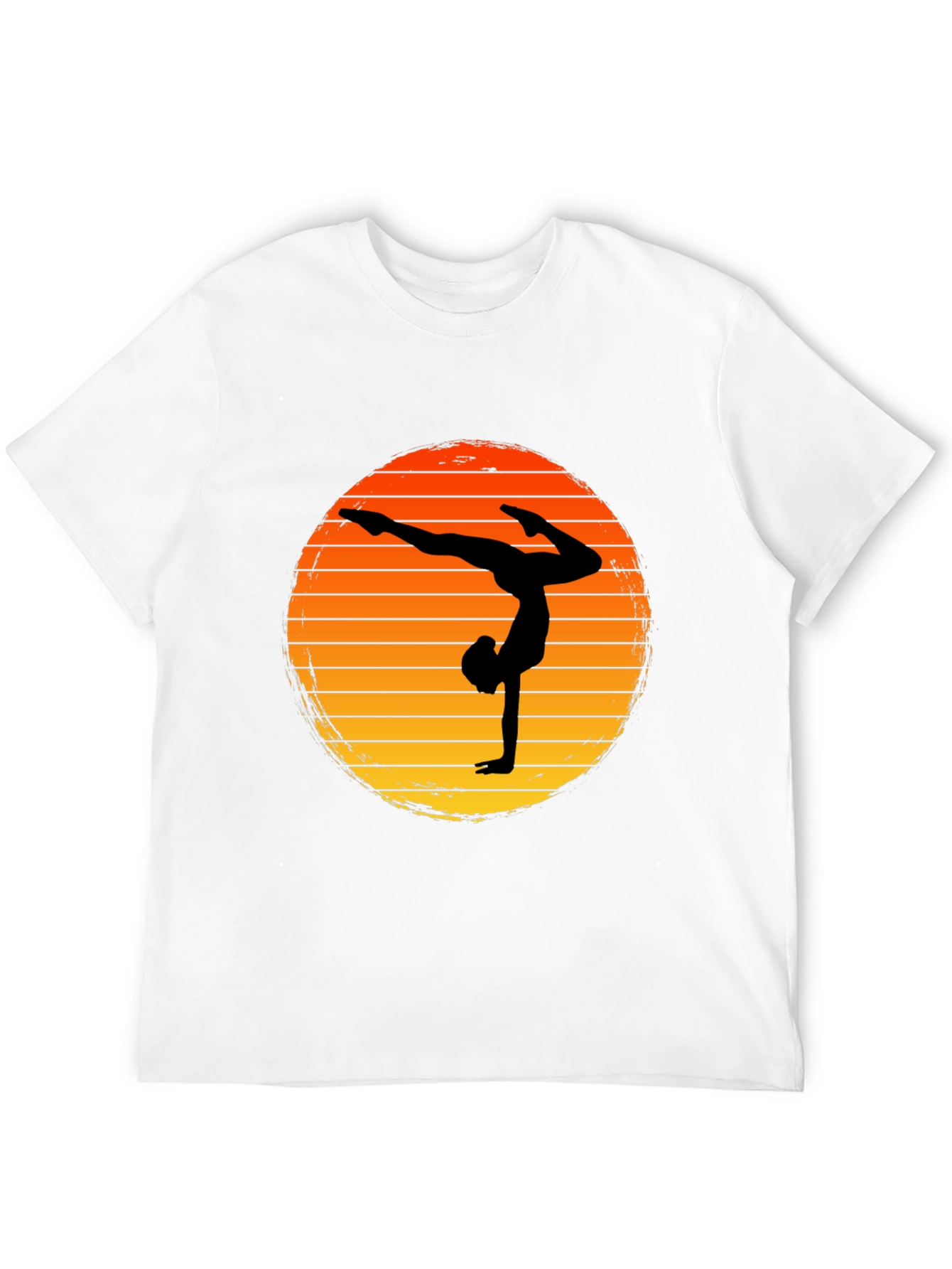 Gymnast Sunset Graphic T-Shirt