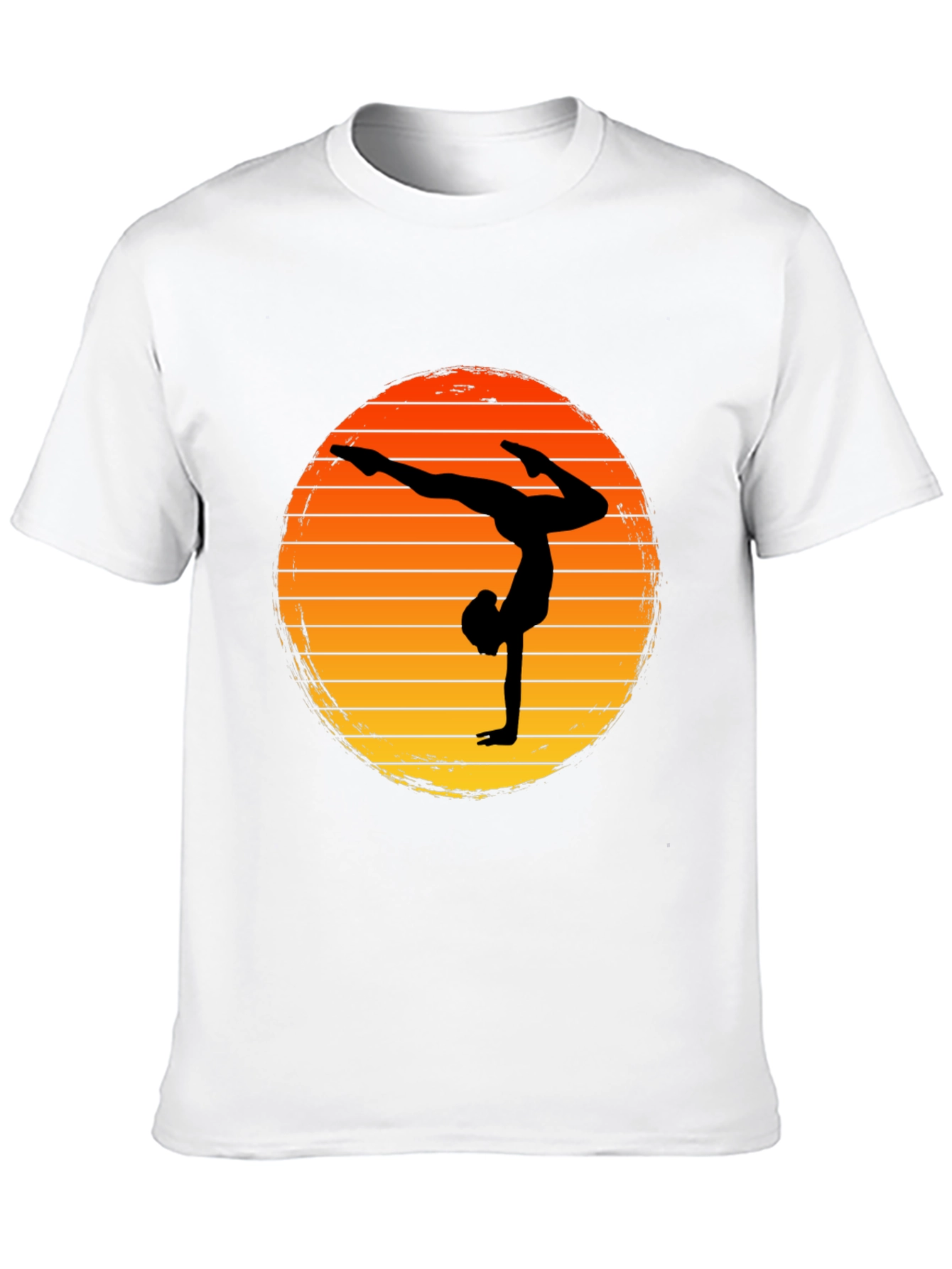 Gymnast Sunset Graphic T-Shirt