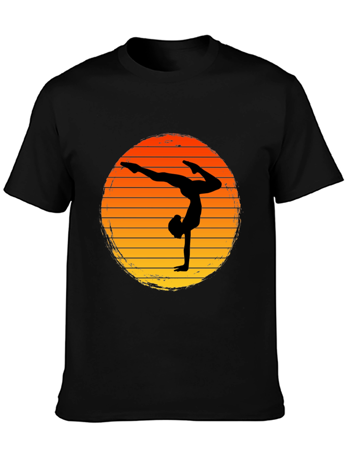 Gymnast Sunset Graphic T-Shirt