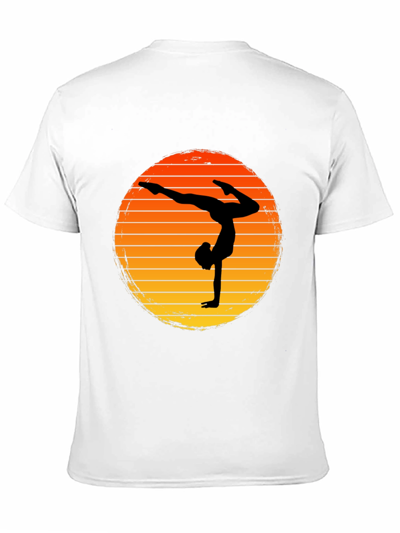 Gymnast Sunset Graphic T-Shirt