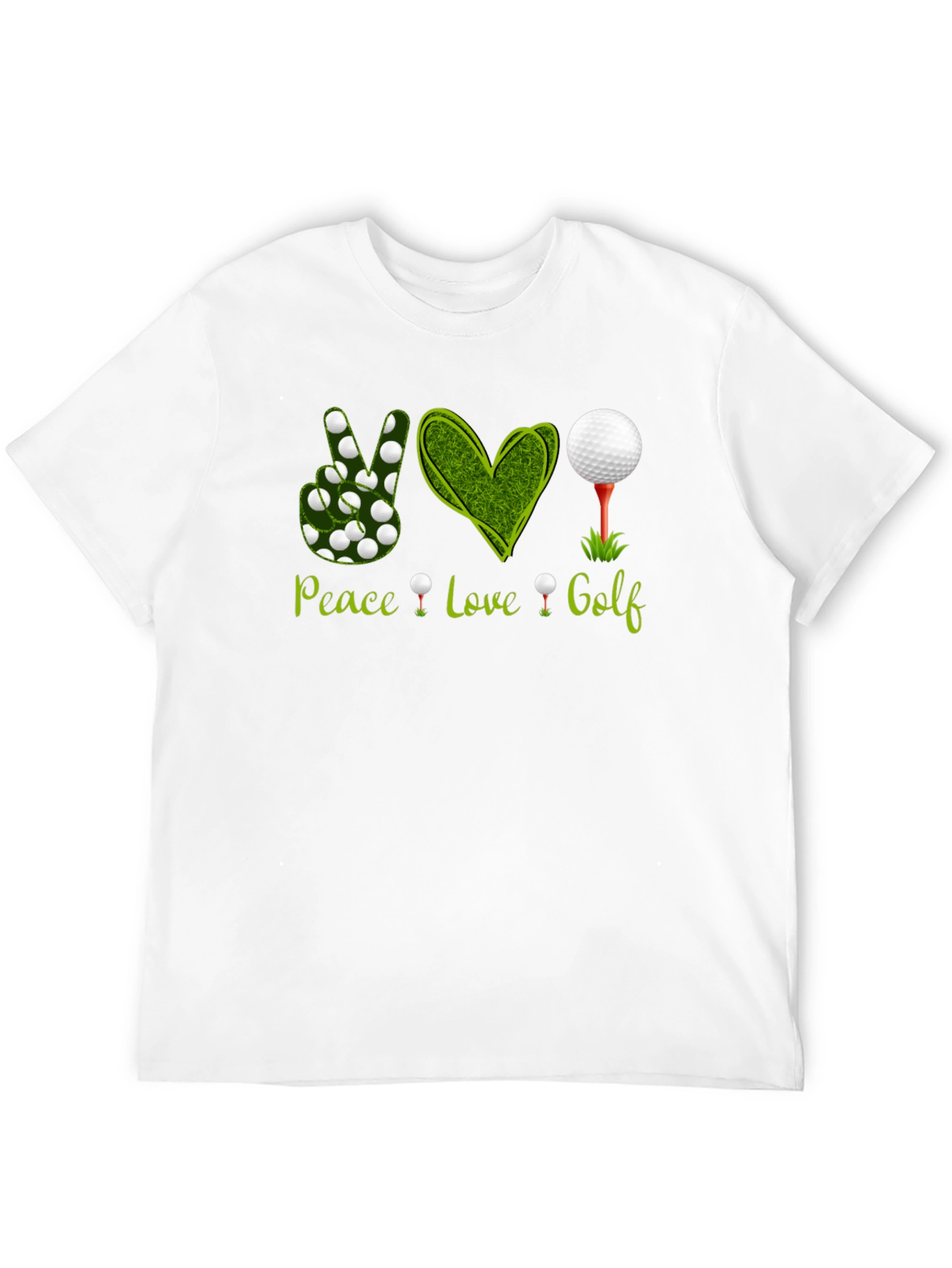 Peace Love Golf T-Shirt - Golfer Apparel
