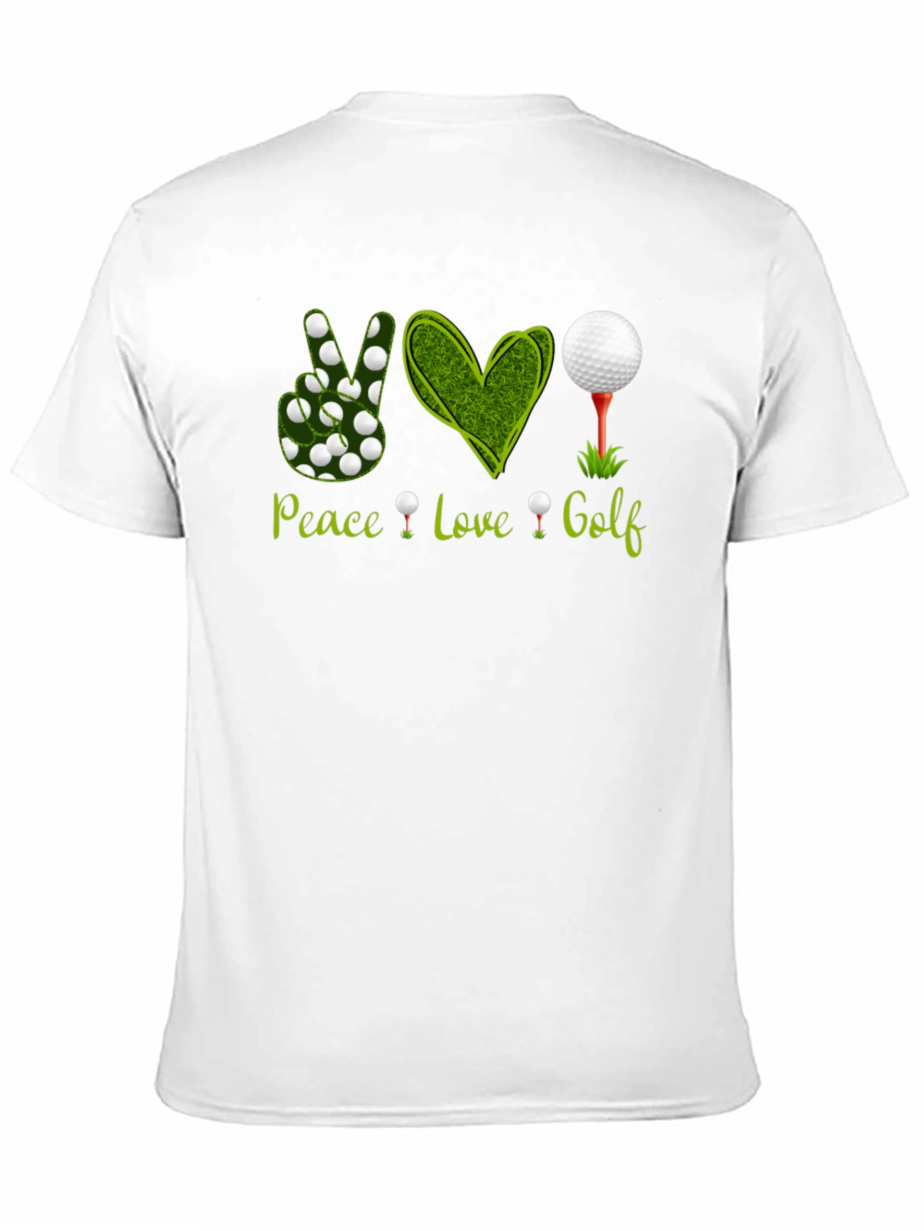 Peace Love Golf T-Shirt - Golfer Apparel