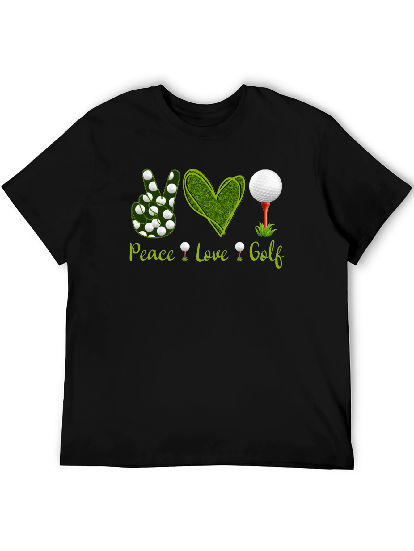 Peace Love Golf T-Shirt - Golfer Apparel