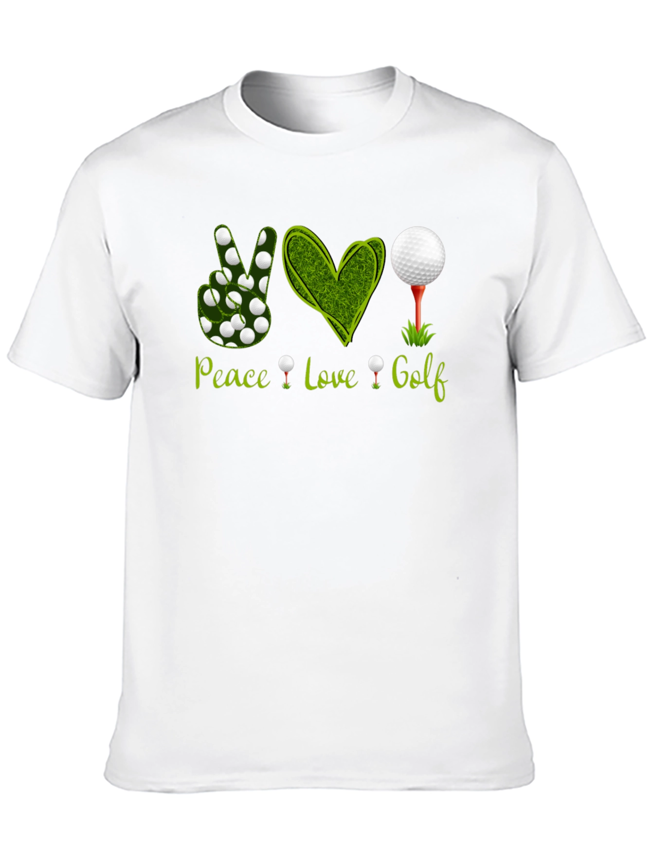 Peace Love Golf T-Shirt - Golfer Apparel