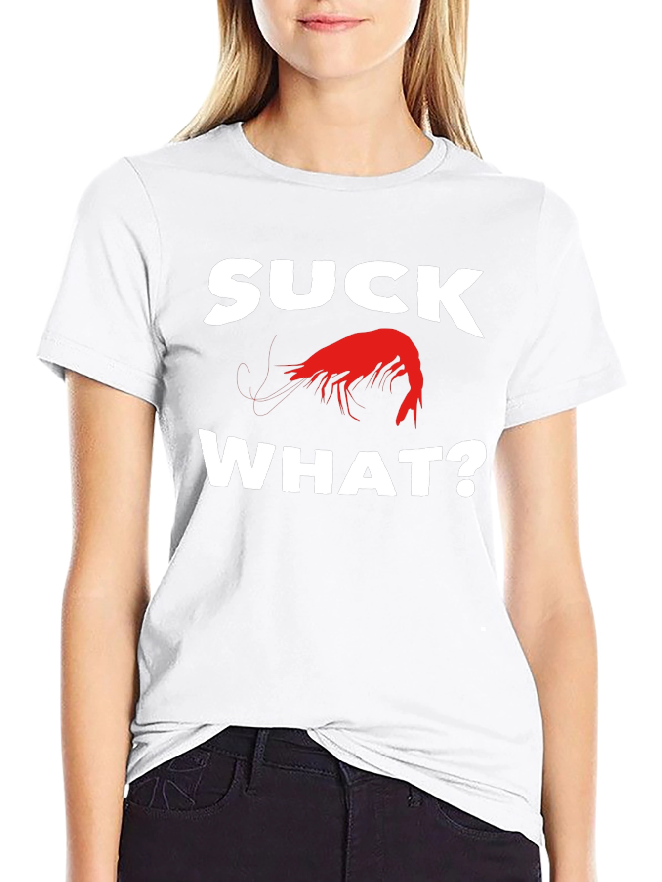 Suck Crawfish T-Shirt Funny Cajun Louisiana Tee
