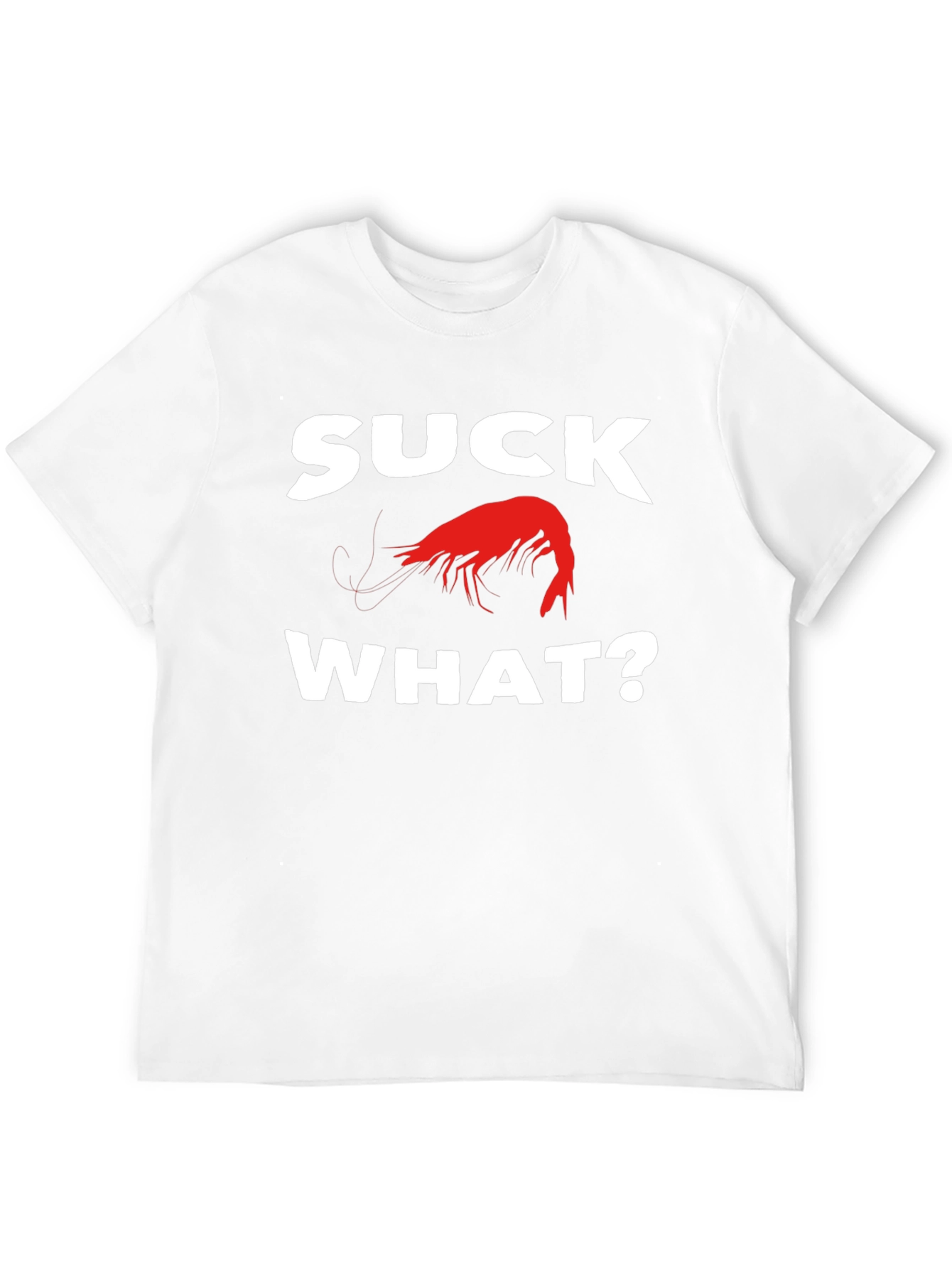 Suck Crawfish T-Shirt Funny Cajun Louisiana Tee