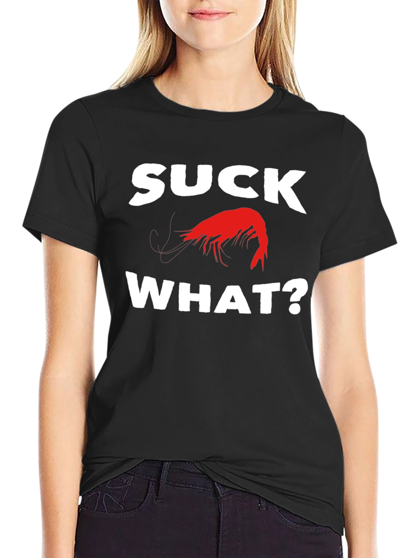 Suck Crawfish T-Shirt Funny Cajun Louisiana Tee
