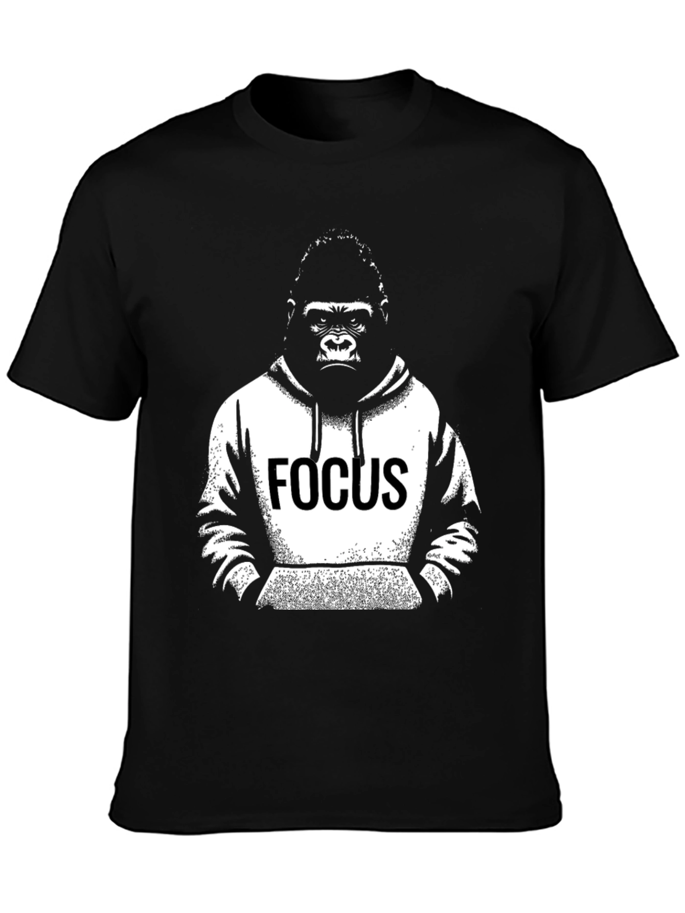 Focus Gorilla Graphic Tee - Black