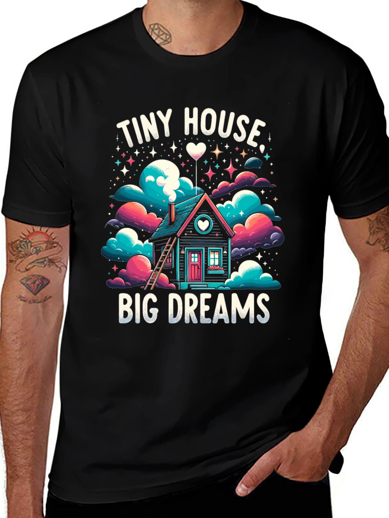 Tiny House Big Dreams Graphic T-Shirt