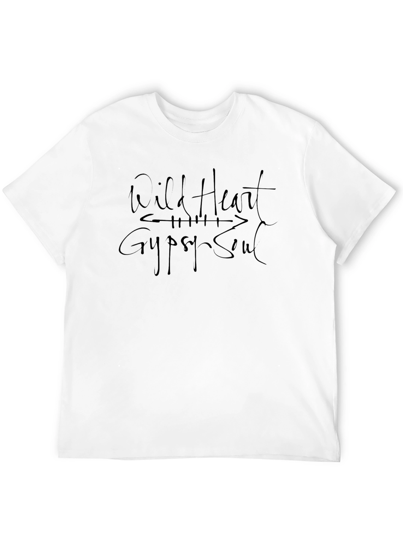 Wild Heart Gypsy Soul Black T-Shirt