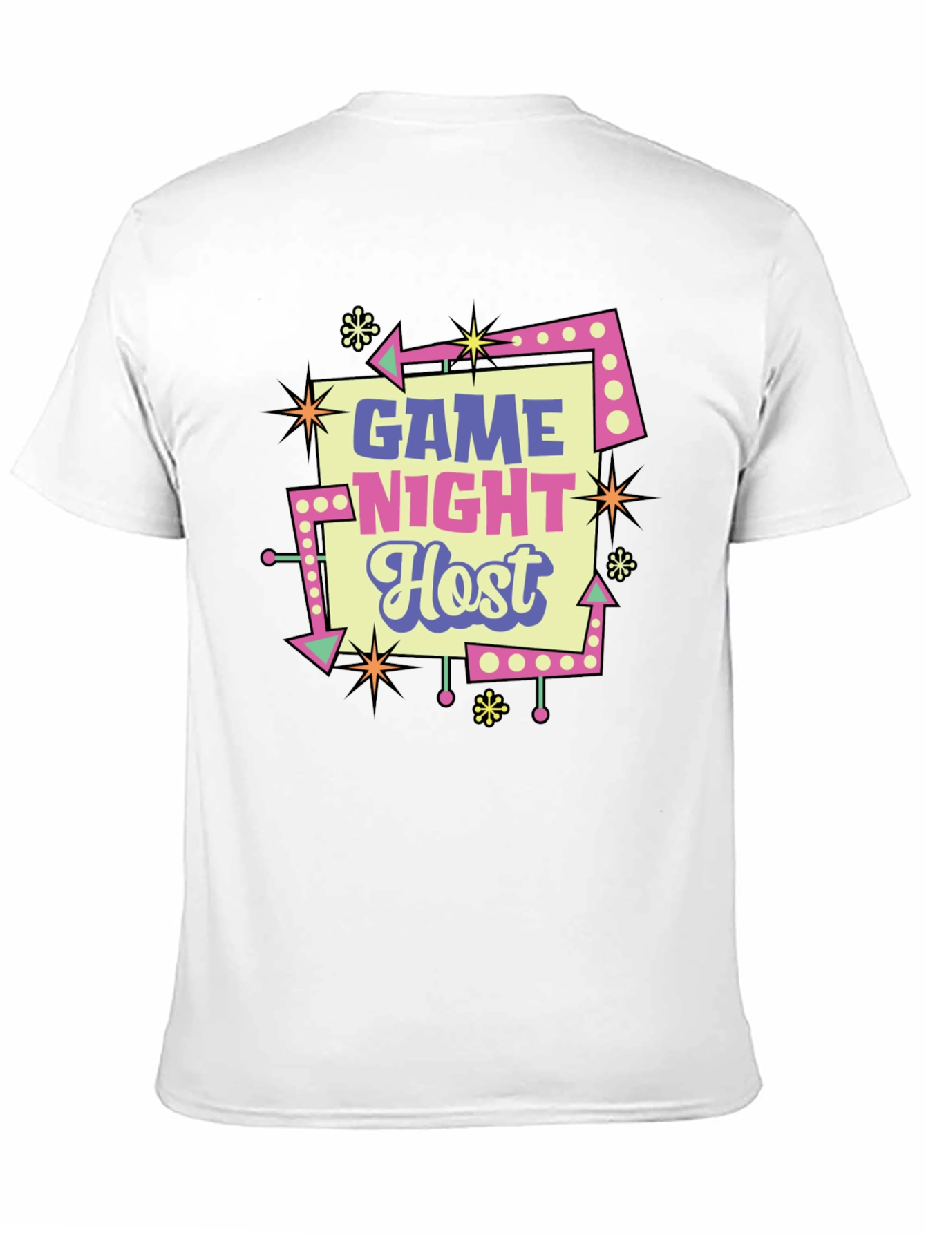 Game Night Host Retro Style T-Shirt