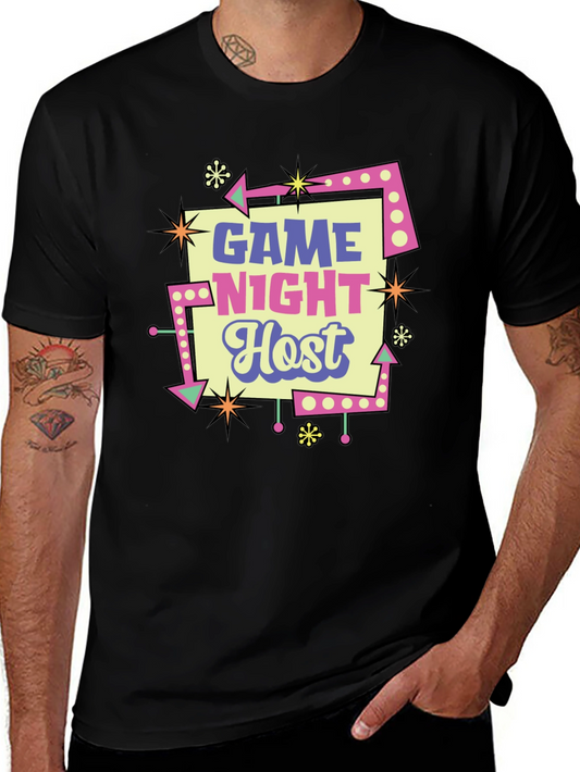 Game Night Host Retro Style T-Shirt