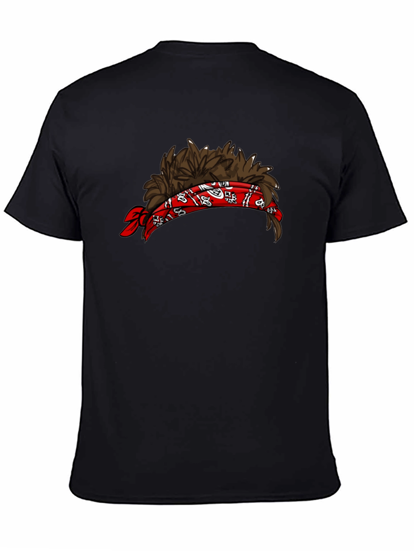 Mullet Headband Graphic Tee - Funny Novelty Shirt