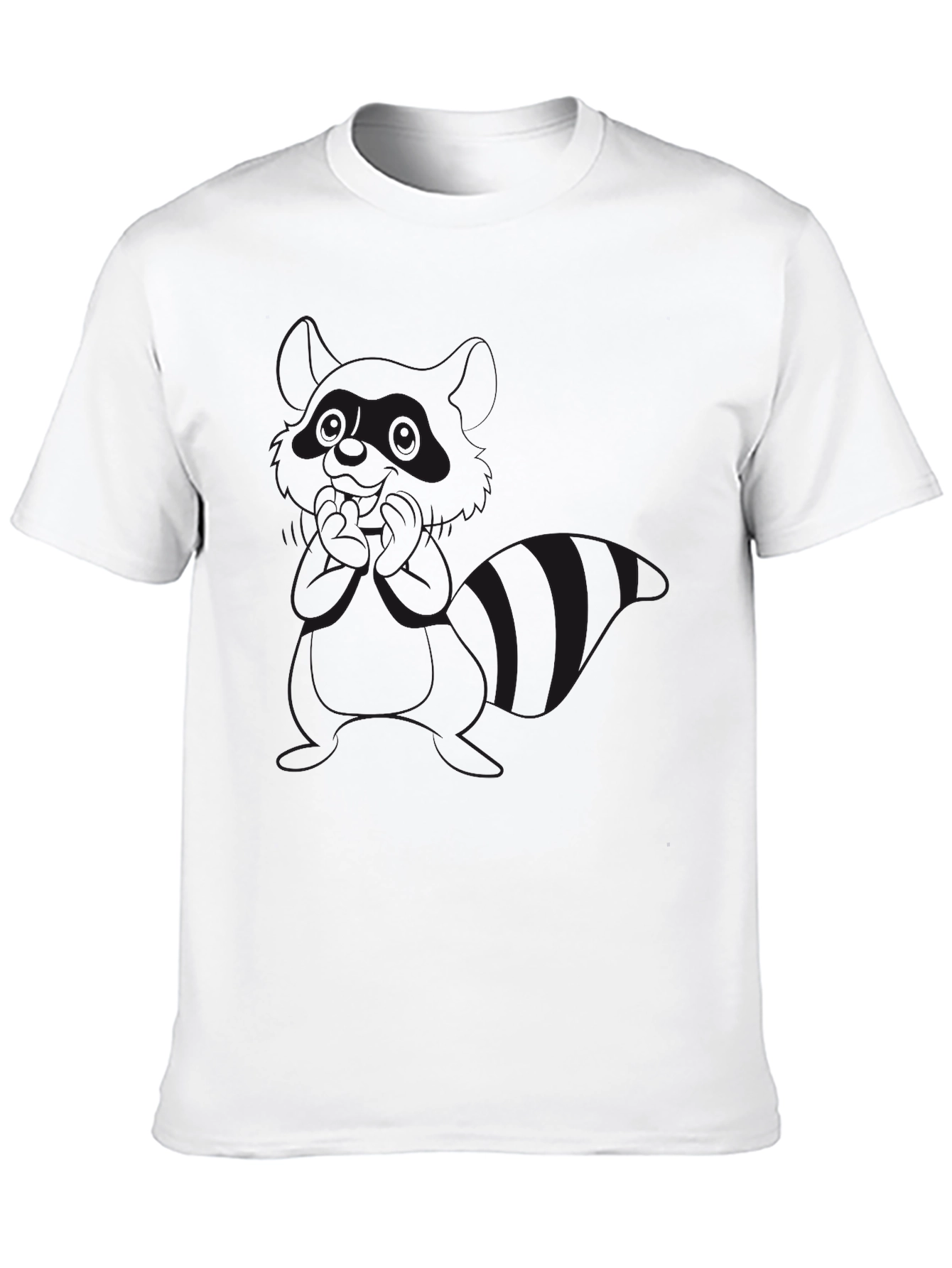 Mens Black Crew Neck Short Sleeve T-Shirt