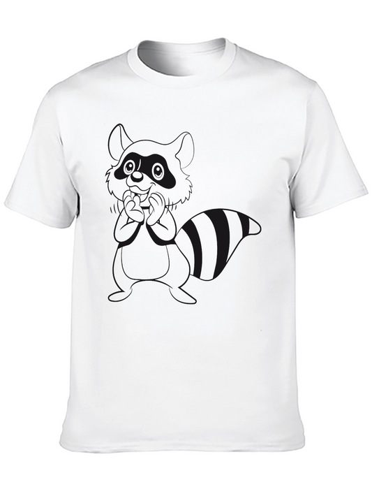 Mens Black Crew Neck Short Sleeve T-Shirt