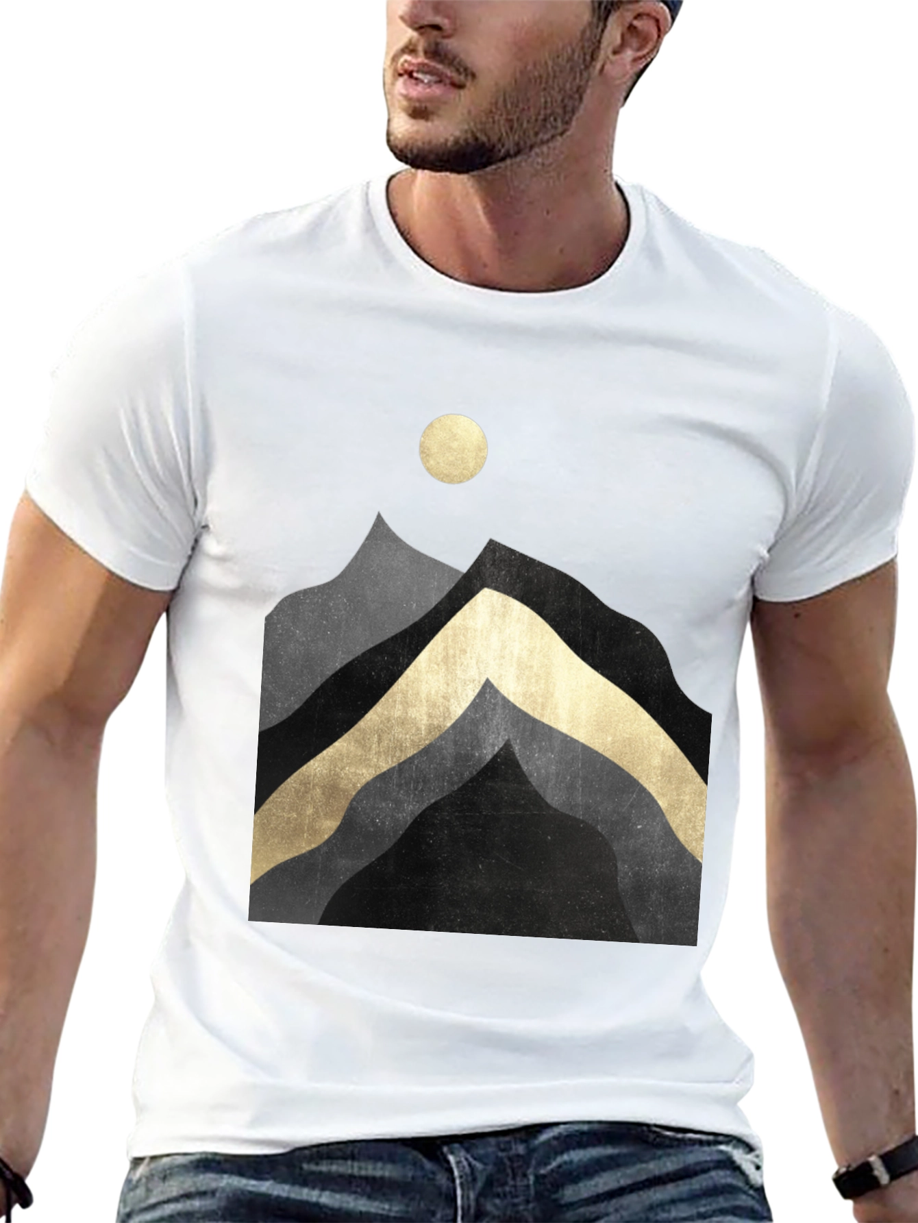 Mountainscape Graphic Tee - Stylish Comfort
