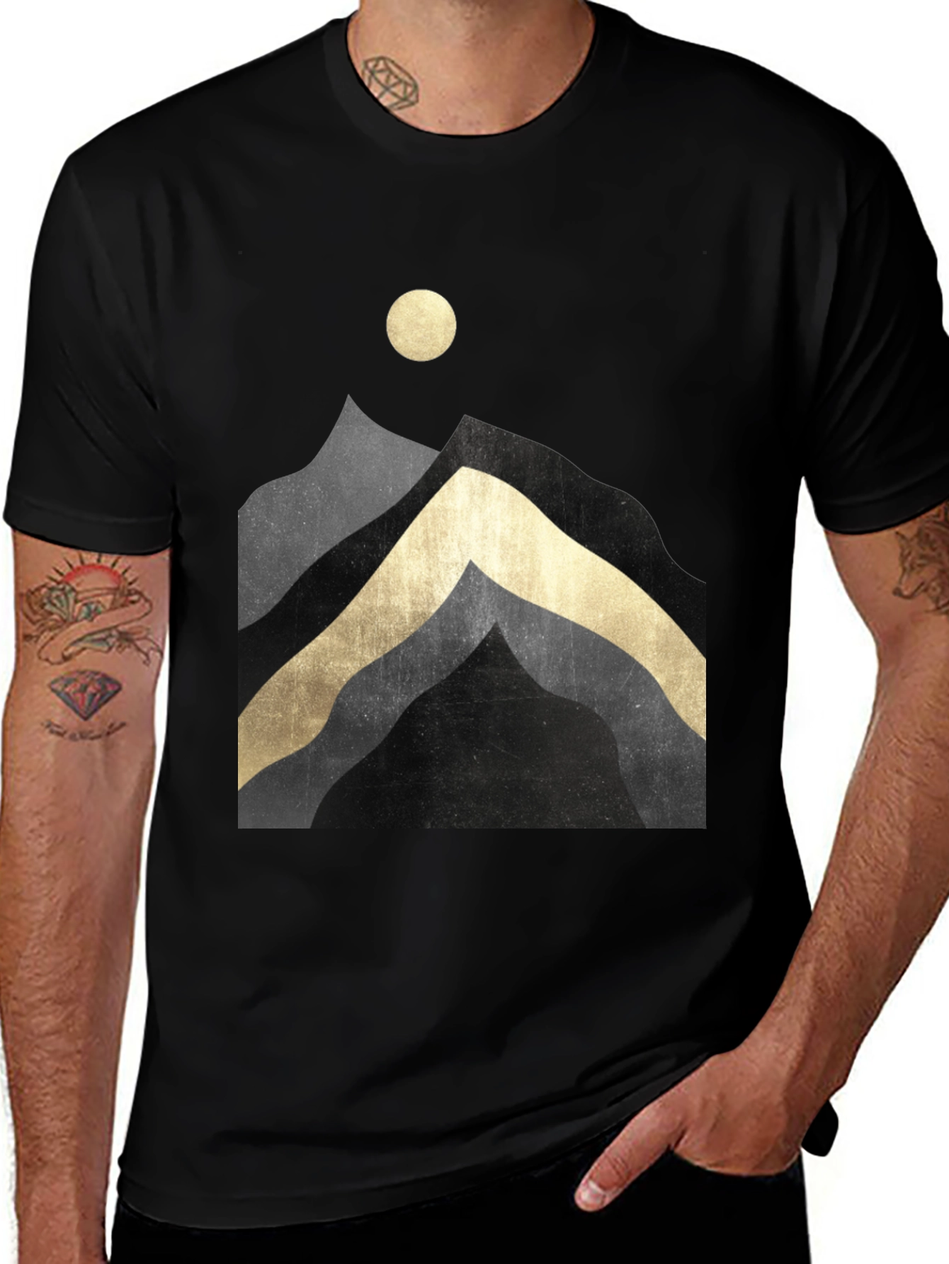 Mountainscape Graphic Tee - Stylish Comfort