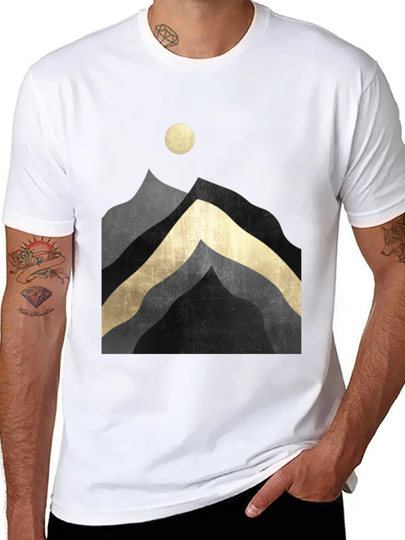 Mountainscape Graphic Tee - Stylish Comfort