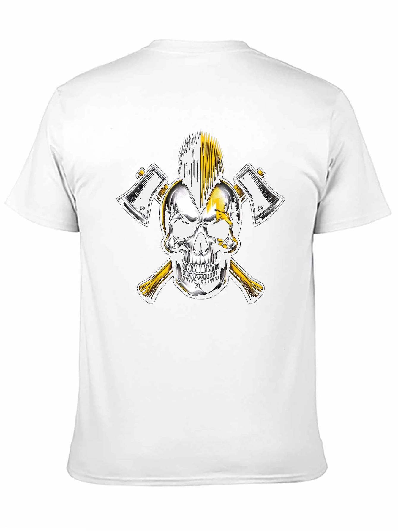 Skull & Axes Graphic Tee - Black