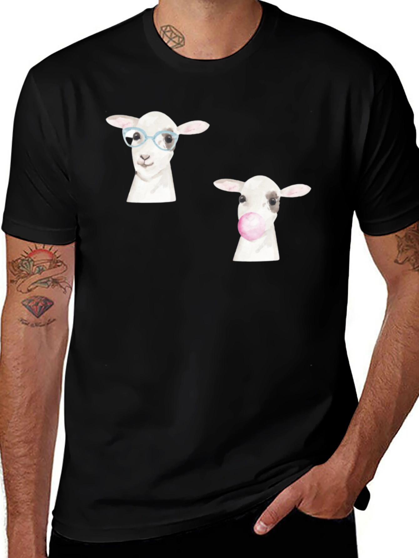Sheep with Glasses T-Shirt
