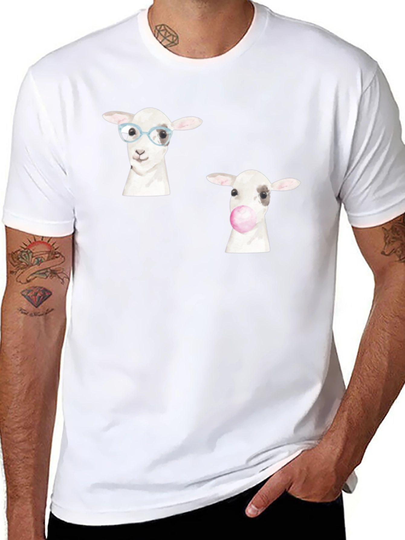 Sheep with Glasses T-Shirt