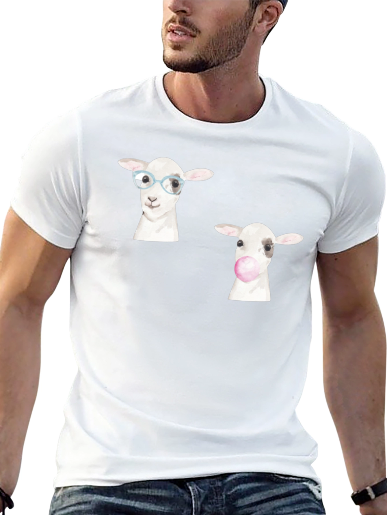 Sheep with Glasses T-Shirt