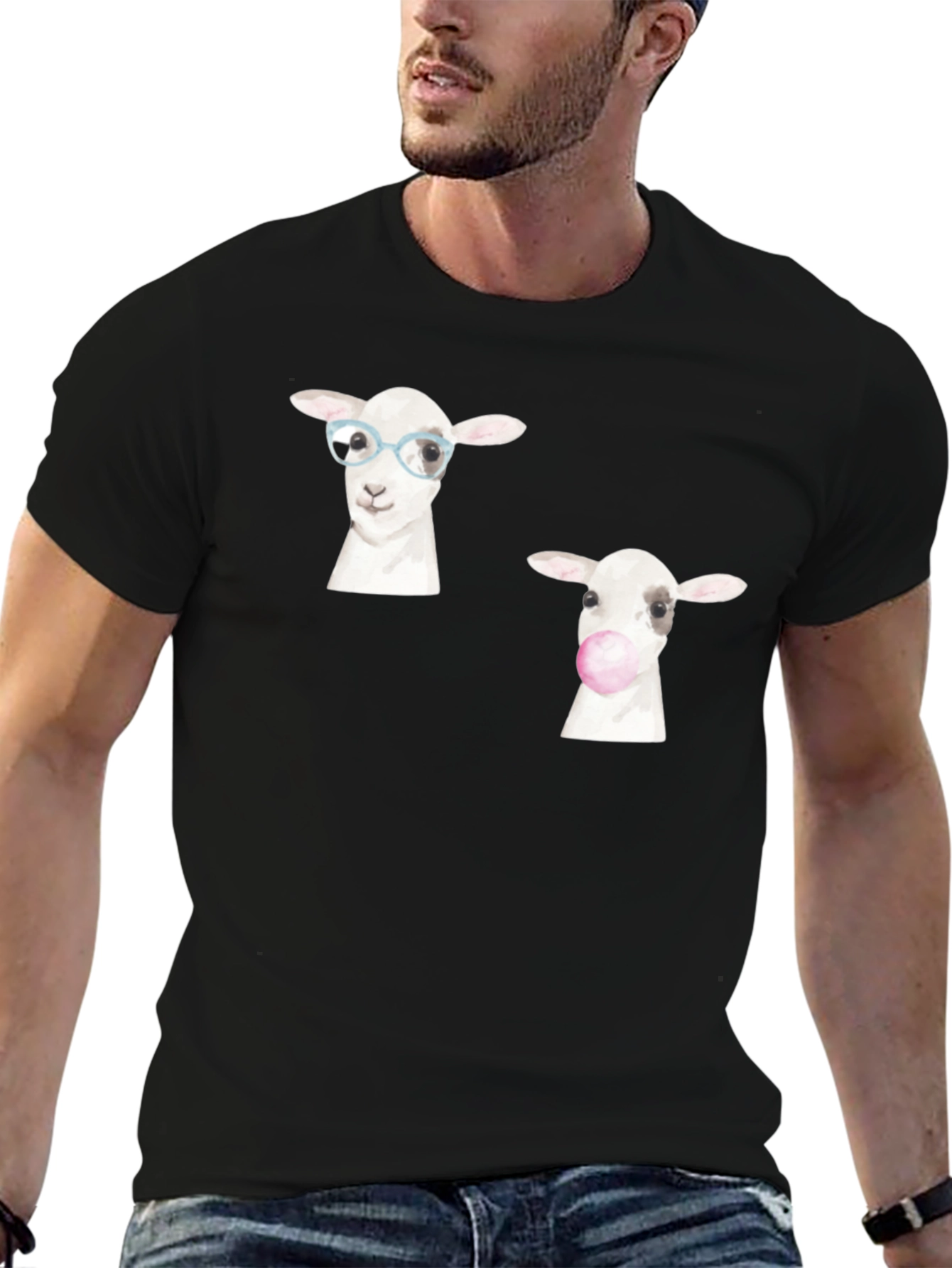 Sheep with Glasses T-Shirt