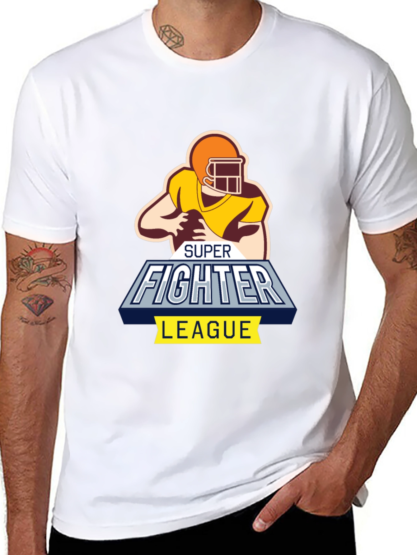 Super Fighter League Graphic T-Shirt