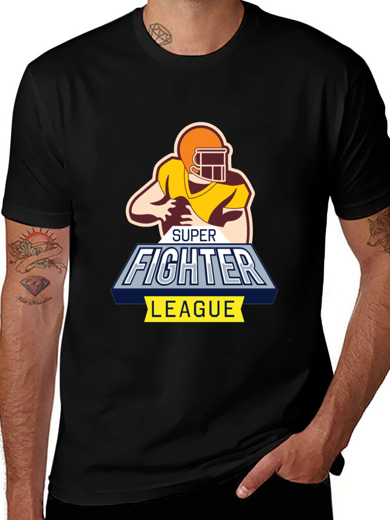 Super Fighter League Graphic T-Shirt