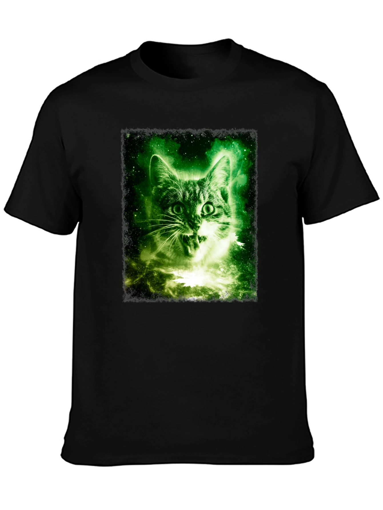 Cosmic Cat Graphic T-Shirt